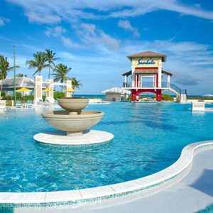 luxury Bahamas holiday Packages Sandals Emerald Bay Pool 2