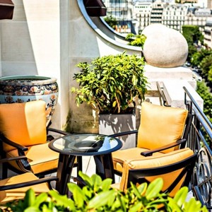 Balcony 2 - Prince De Galles Paris - Luxuxry France Holidays
