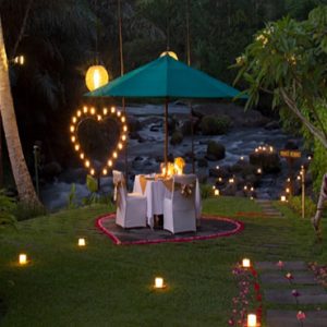 Bali holiday Packages The Samaya Ubud 100 Candle Dinner At Swept Away Restaurant1