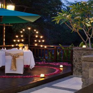 Bali holiday Packages The Samaya Ubud Romantic Candle Lit Dinner