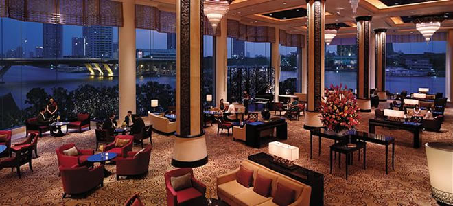 Bangkok - Shangri - La Hotel -Lounge Bar