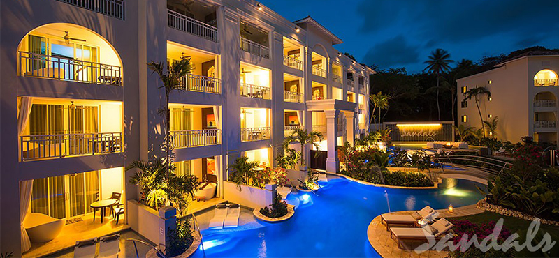 luxury Barbados holiday Packages Sandals Barbados Crystal Lagoon One Bedroom Butler Honeymoon Luxury Suite With Balcony Tranquility Soaking Tub 3