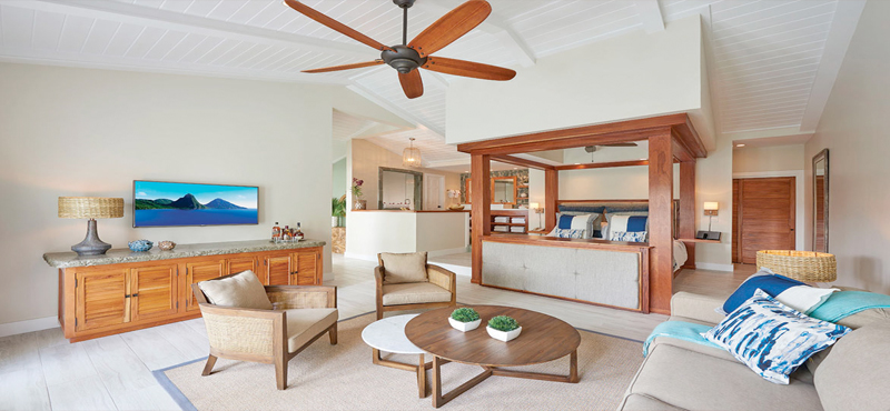 Beach Luxury Holiday Packages Serenity At Coconut Bay Grande Plunge Pool Butler Suite Living Area