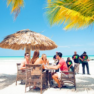 Beaches Negril - Beach dining