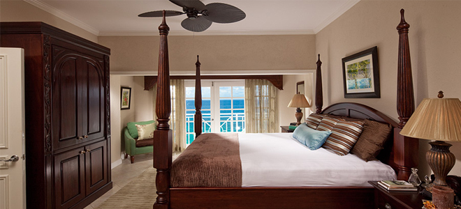 Bed Sandals Ochio Rios Jamaica Riviera Beachfront One Bedroom Butler Suite