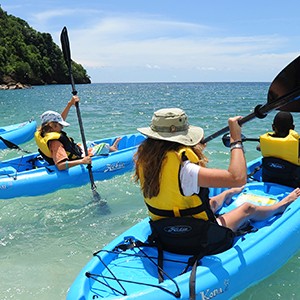 Buccament Bay - kayak