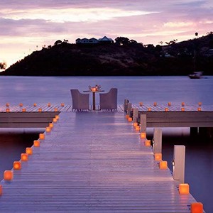 Carlisle Bay Antigua - Antigua Luxury Holidays - dine at dusk