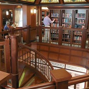 Cunard Cruises - Queen Elizabeth - Library