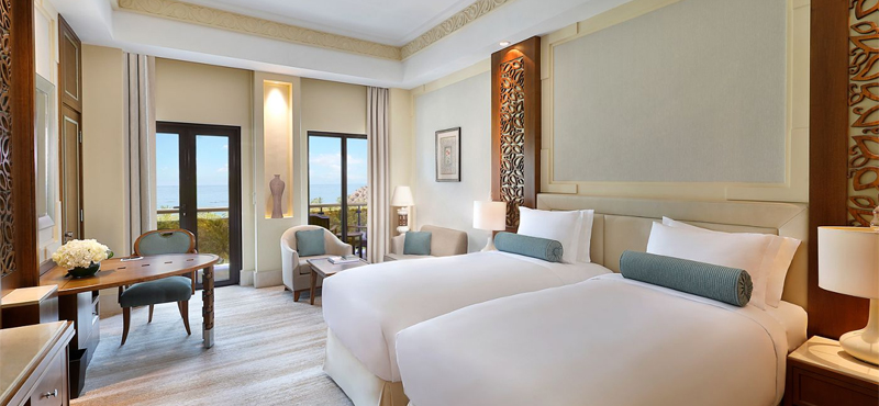 Deluxe Sea View Room 4 Al Bustan Palace, A Ritz Carlton Hotel Luxury Oman Holidays