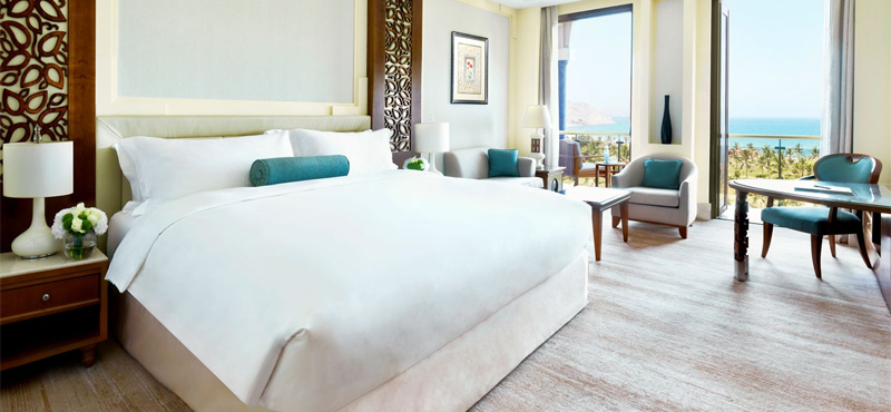 Deluxe Sea View Room Al Bustan Palace, A Ritz Carlton Hotel Luxury Oman Holidays