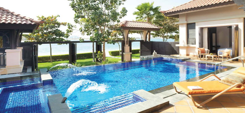 Dubai Honeymoon Packages Anantara The Palm Dubai Anantara Two Bedroom Beach Pool Villa 2