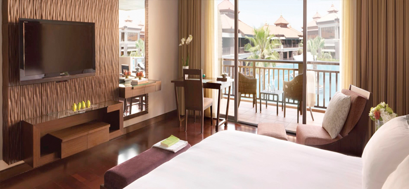 Dubai Honeymoon Packages Anantara The Palm Dubai Premier Lagoon View Room1