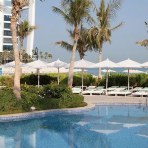 luxury Dubai holiday Packages Jumeirah Beach Hotel Dubai Pool 2