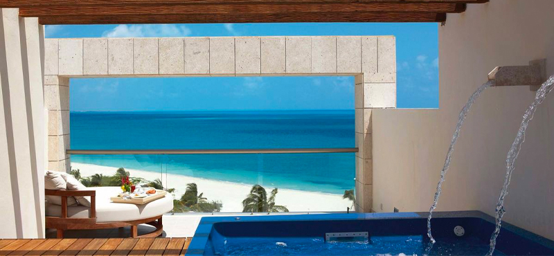 Excellence Club Two Story Rooftop Terrace Suite With Ocean Front 3 Excellence Playa Mujeres Mexico Holidays