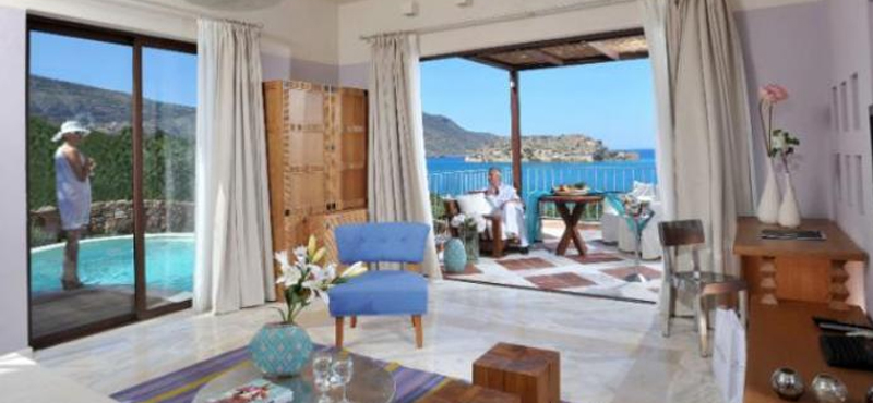 Family Suite Pool 5 - domes of elounda - luxury greece holiday packages