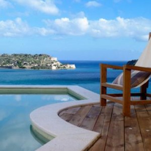 Family Suite Pool 6 - domes of elounda - luxury greece holiday packages