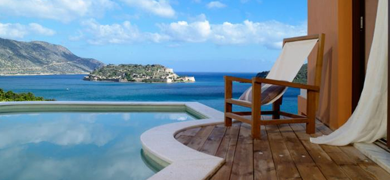 Family Suite Pool 6 - domes of elounda - luxury greece holiday packages