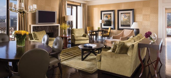 Governor Suite - Beverly Wilshire Four Seaons - Luxury Los Angeles Holidays