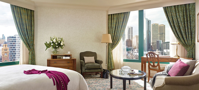 Grand River Corner Room - The Langham Melbourne - Luxury Australia Holidays