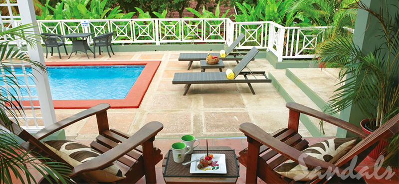Jamaica Honeymoon Packages Sandals Ochi Beach Resort Honeymoon Grande Luxe Poolside Villa Club Level 3