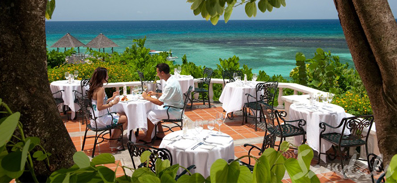 luxury Jamaica holiday Packages Sandals Ochi Beach Resort The Reef Terrace