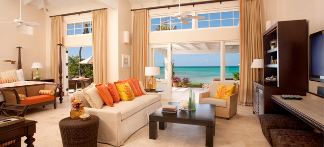 Beachside courtyard suites - Jumby bay antigua - luxury antigua holiday packages