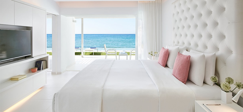 LUX ME YALI SEAFRONT SUITE WITH SHARING POOL SEA VIEW 8 Grecotel Lux Me White Palace Greece Holidays