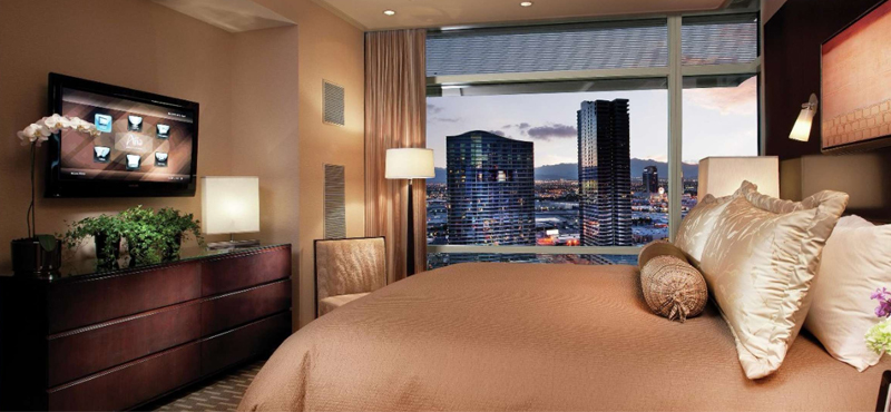 luxury Las Vegas holiday Packages Aria Resort And Casino Sky Suites One Bedroom Mountain View