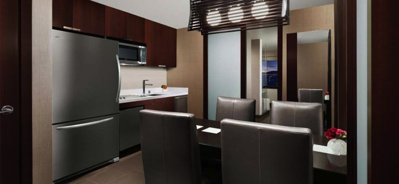luxury Las Vegas holiday Packages Vdara Hotel And Spa City Corner Club Lounge Suite 3