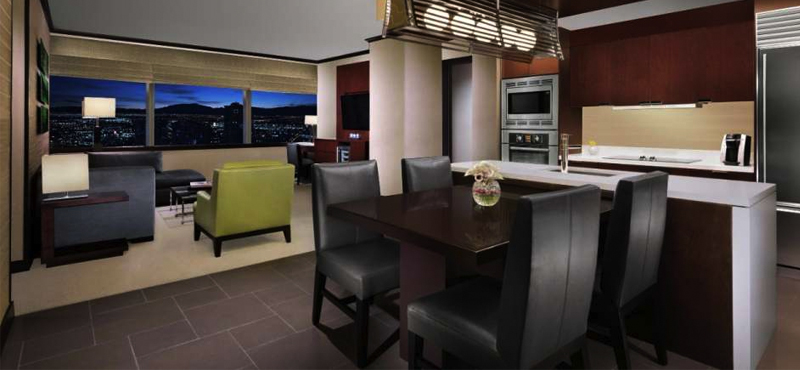 luxury Las Vegas holiday Packages Vdara Hotel And Spa Two Bedroom Hospitality Suite