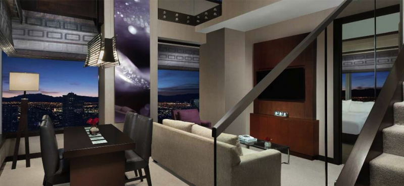 luxury Las Vegas holiday Packages Vdara Hotel And Spa Two Bedroom Loft