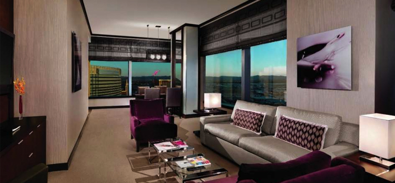 luxury Las Vegas holiday Packages Vdara Hotel And Spa Two Bedroom Penthouse