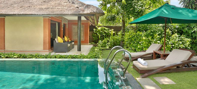 Legian Beach Bali - Deluxe Pool Villa Pool Garden