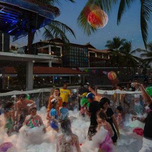 Luxury Bali Holiday Packages Hard Rock Hotel Bali Foam Party