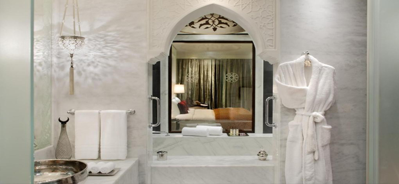 Luxury Dubai Holiday Packages Jumeirah Zabeel Saray Club Double Room Bathroom