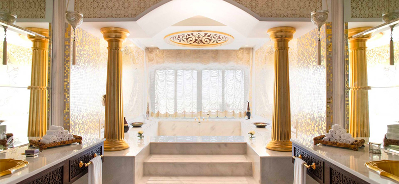 Luxury Dubai Holiday Packages Jumeirah Zabeel Saray Grand Imperial Suite Bathroom