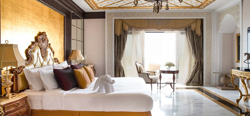 Luxury Dubai Holiday Packages Jumeirah Zabeel Saray Grand Imperial Suite Bedroom 1