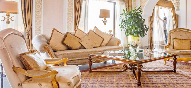 Luxury Dubai Holiday Packages Jumeirah Zabeel Saray Imperial One Bedroom Suite Living Room1