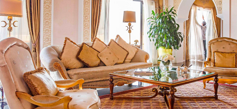 Luxury Dubai Holiday Packages Jumeirah Zabeel Saray Imperial Two Bedroom Suite Living Room
