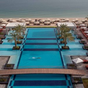 Luxury Dubai Holiday Packages Jumeirah Zabeel Saray Pool Overview