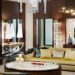 Luxury Dubai Holiday Packages One&Only The Palm Manor ‘Grand Palm’ Suite Living Area