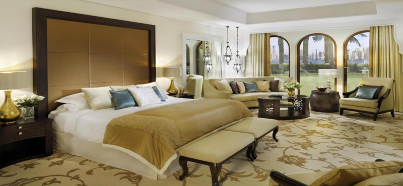 Luxury Dubai Holiday Packages One&Only The Palm Palm Beach Junior Suite Bedroom1