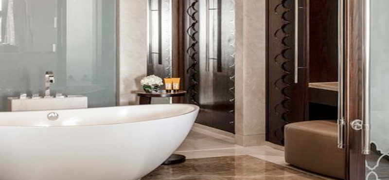Luxury Dubai Holiday Packages One&Only The Palm Palm Beach Premiere Room Bathroom1