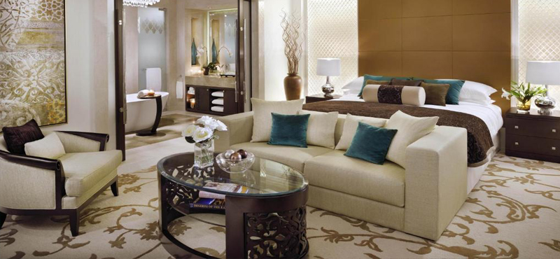 Luxury Dubai Holiday Packages One&Only The Palm Palm Manor Premiere Room Living Room1