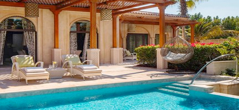 Luxury Dubai Holiday Packages One&Only The Palm Two Bedroom Beachfront Villa Pool