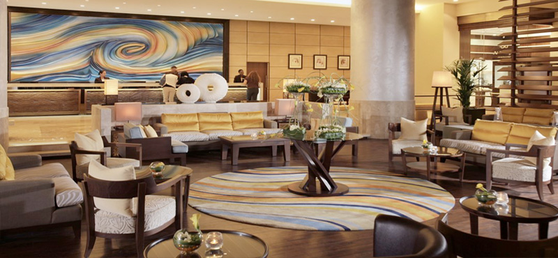 Luxury Dubai Holidays Amwaj Rotana Atrium Lobby Lounge