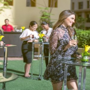 Luxury Dubai Holidays Amwaj Rotana Drinks Outdoor