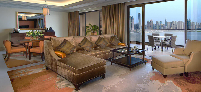Luxury Dubai Holidays Fairmont The Palm Fairmont Gold Corner Suite 5