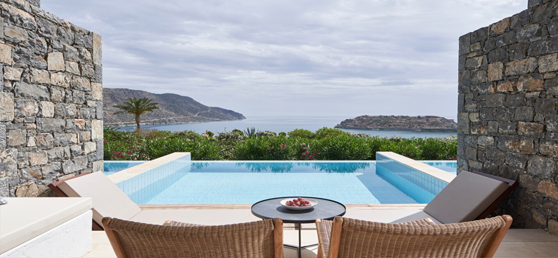 Luxury Greece Holiday Packages Blue Palace Resort And Spa Mediterranean Maisonette Suite With Pool