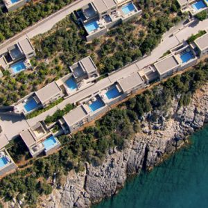 Luxury Greece Holidays Daios Cove Greece Drone View 2